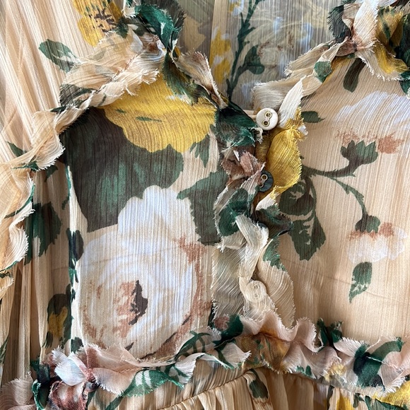 OPT Angelique Babydoll Floral Dress size small - Picture 6 of 7